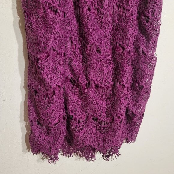NWT Free People Intimatley Magenta DayDream A-Line Bodycon Embroidered Dress szM - Picture 3 of 13